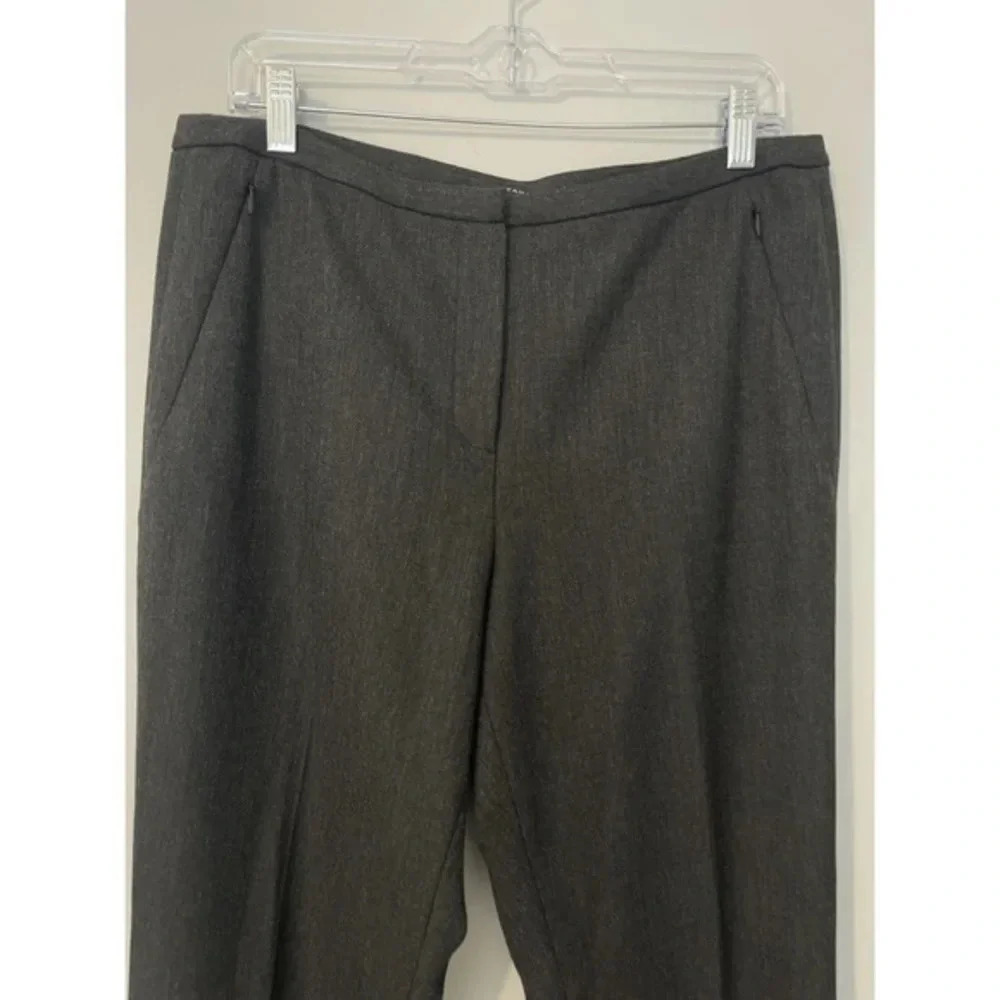 Ellie Tahari Dress Straight Leg Dress‎ Pants Women’s Gray Size 12 - Picture 5 of 13